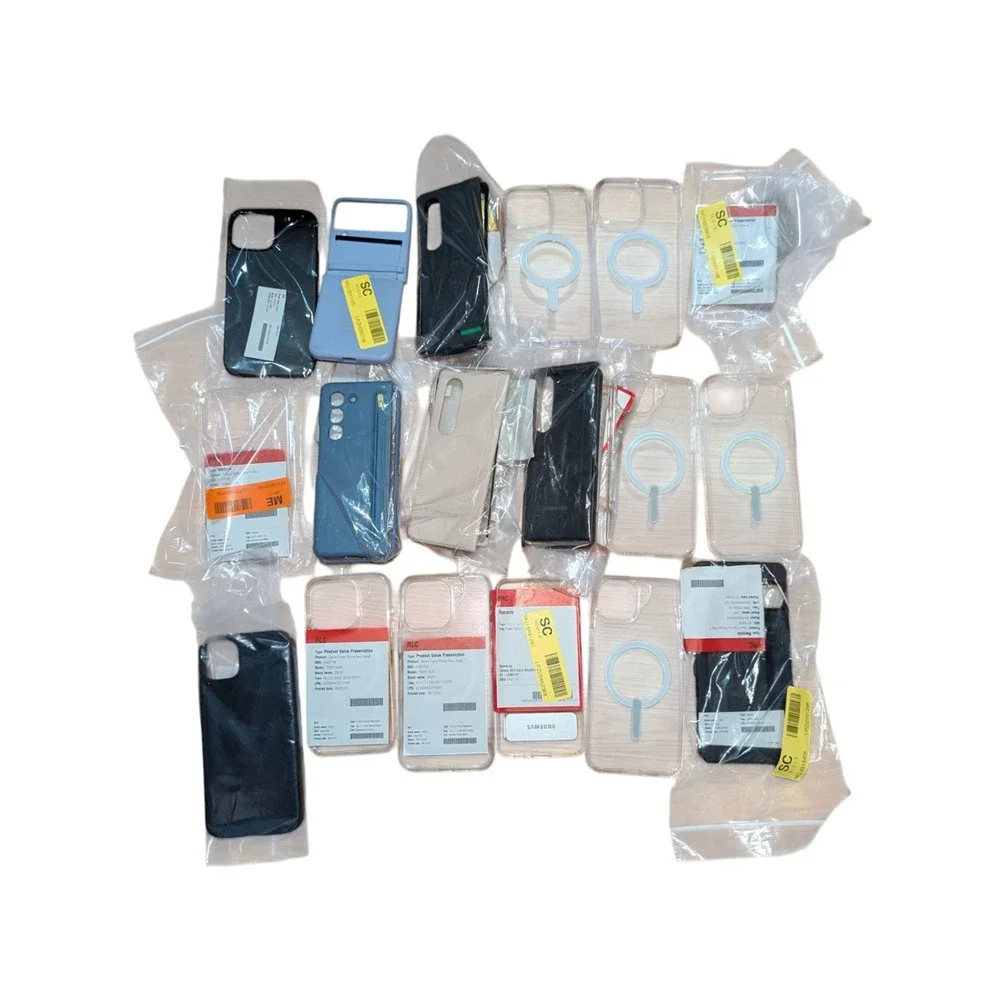 Bulk Lot Over 100 Mixed Phone Cases, OtterBox, Kate‎ Spade, Apple. For Parts